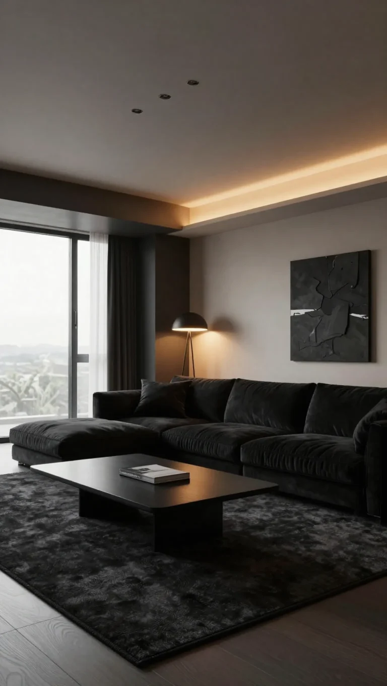 12 Black Apartment Aesthetic Ideas That Look Luxurious and Modern