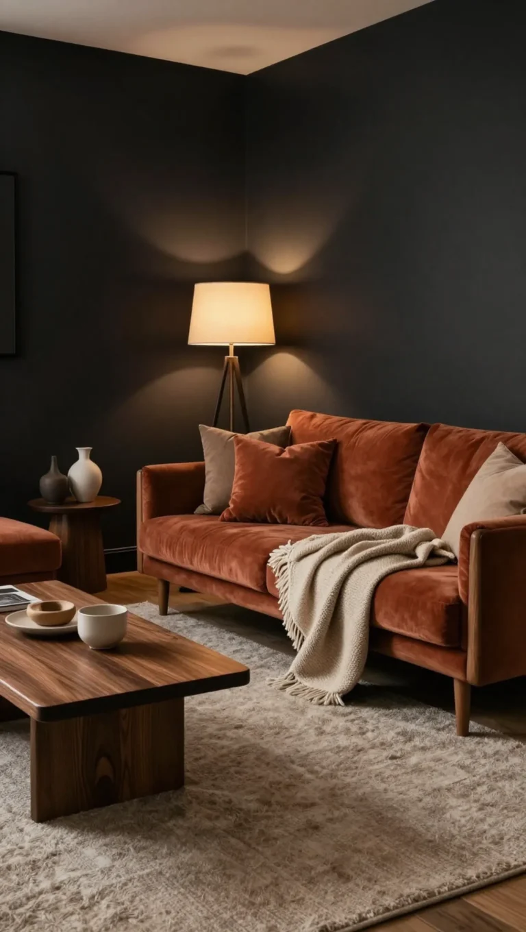 8 Black Living Room Ideas for Apartments: Chic, Cozy, and Modern