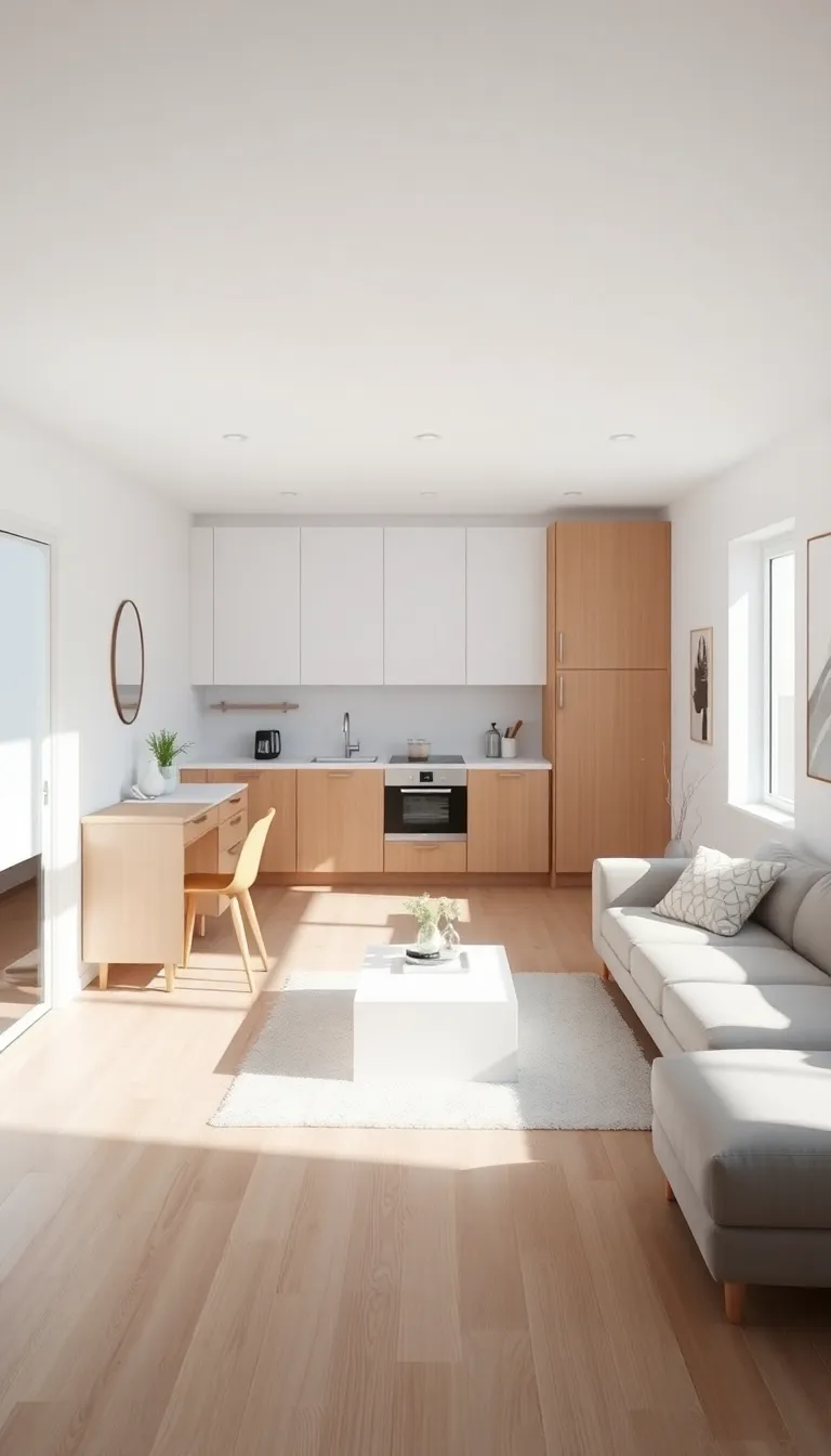 6 Tiny Open Kitchen and Living Room Ideas to Maximize Space and Style