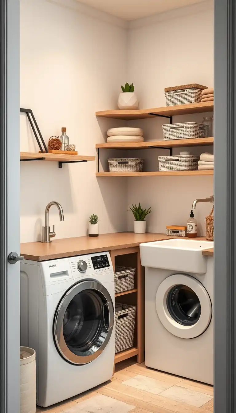 8 Laundry Room Ideas Small Spaces (Smart, Stylish & Space-Saving Solutions)