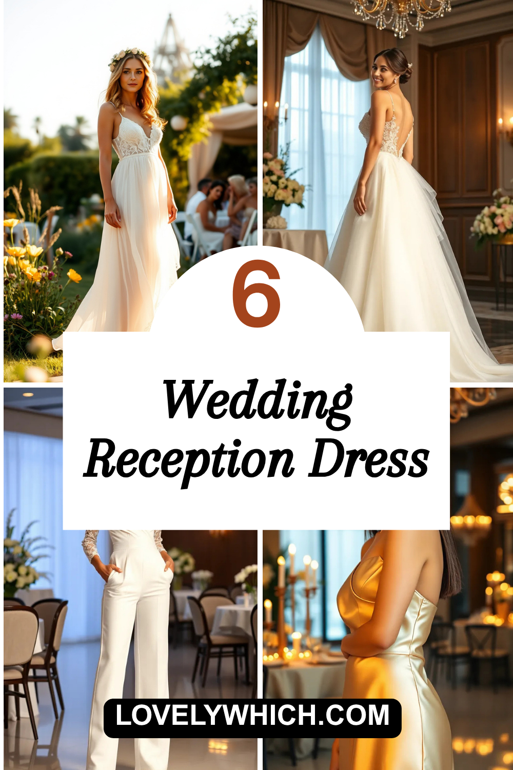 6 Wedding Reception Dress Ideas: Elegant Styles to Shine on Your Big ...