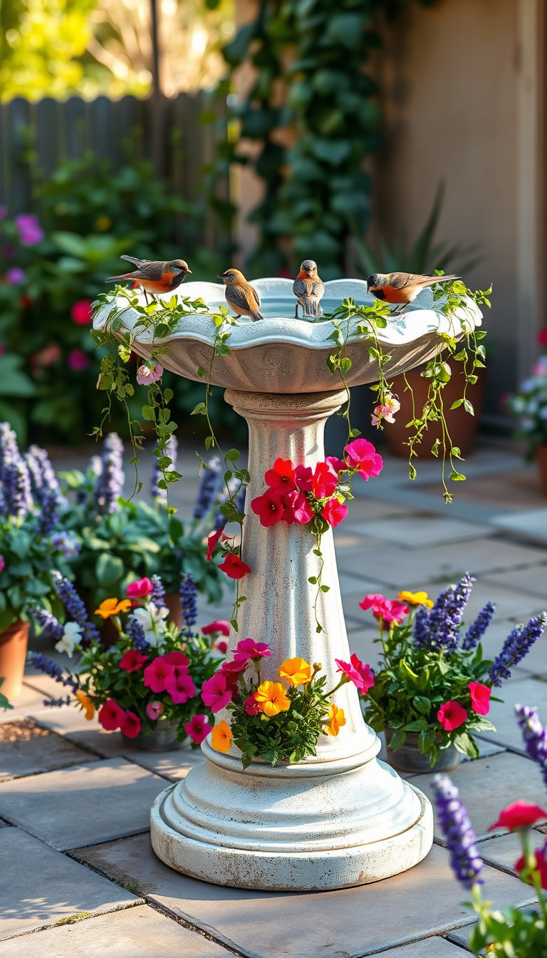 7 Concrete Bird Bath Ideas to Transform Your Garden
