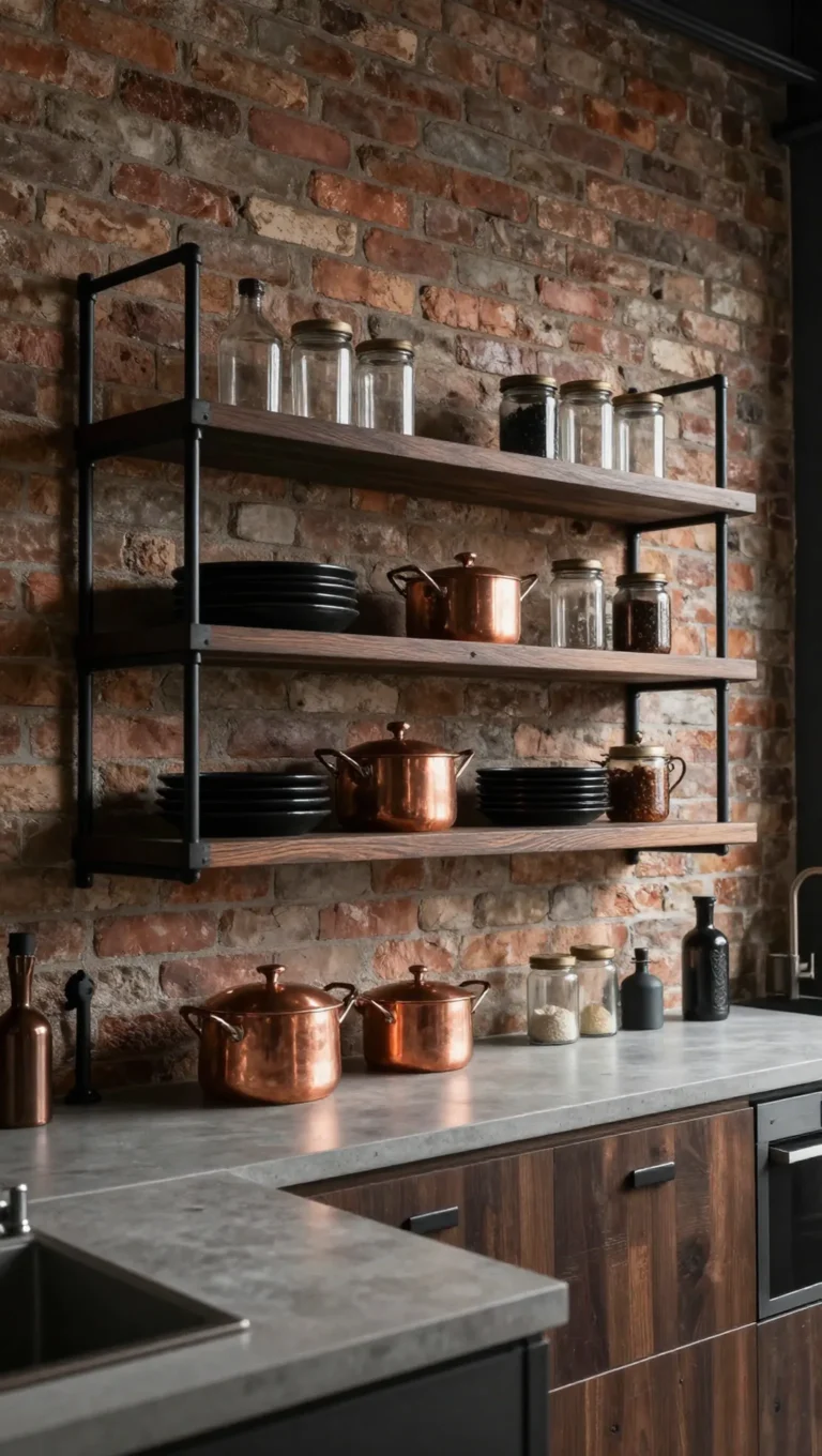 5 Kitchen Shelves Instead of Cabinets Ideas